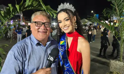 Retirada do Miss Mundo por ser mãe, Rainha da Farinha leva filha a festival: “minha motivação”
