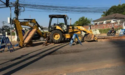 Obra do Saerb congestiona centro de Rio Branco