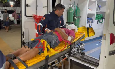 Homem é agredido a ripadas durante bebedeira e fica ferido