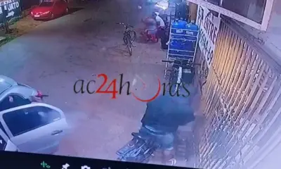 Vídeo mostra momento em que jovem é morto a tiros