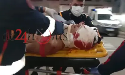 Criminoso é ferido a golpes de terçado ao sair de residência com moto roubada