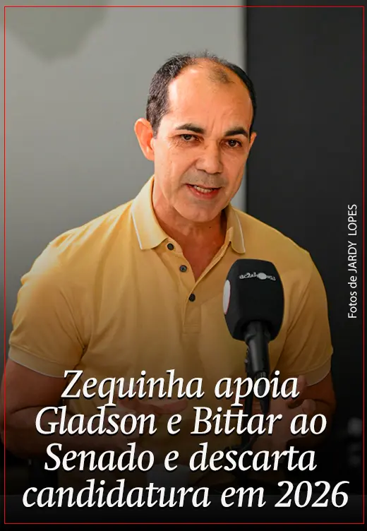 Zequinha apoia Gladson e Bittar ao Senado e descarta candidatura em 2026