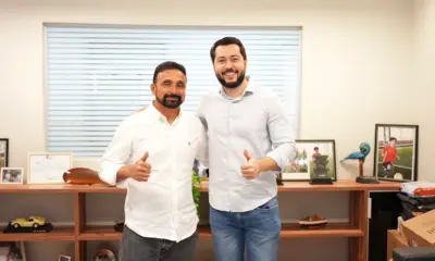Jarude se reúne com Adem Araújo pelo fortalecimento do futebol acreano