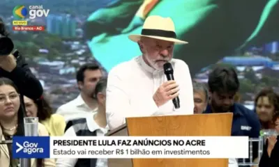 “Me diga uma obra do Bolsonaro no estado a não ser o ódio”, diz Lula no Acre