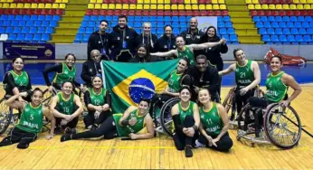 Brasil é vice-campeão na Copa América de basquete em cadeira de rodas