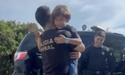 Sonho de criança: fã da PF recebe visita de agentes no Acre