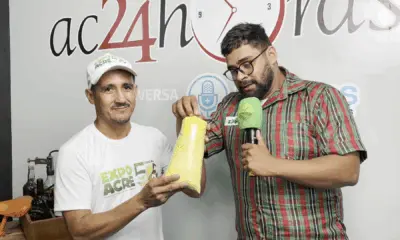 Produtor agradece matérias do ac24horas na Expoacre: “aumentaram as vendas”