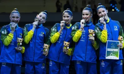 Ginástica Rítmica: Brasil é prata e conquista medalha inédita no Mundial