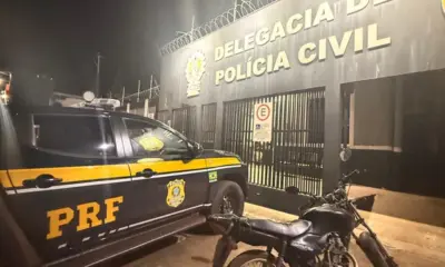PRF apreende motocicleta adulterada em oficina às margens da BR-317