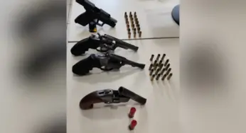 Menores são apreendidos com 4 armas de fogo após atravessar rio Acre a nado, na capital