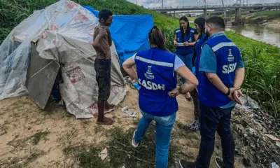 Prefeitura tenta acolher moradores de barracos às margens do rio, mas enfrenta recusa