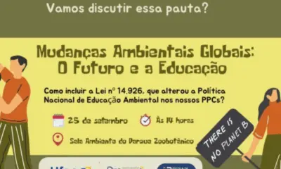 Educação ambiental ganha força com nova lei e será tema de encontro no Parque Zoobotânico