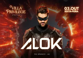 Venda de ingressos para show do Alok começa hoje no Acre