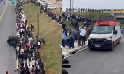 Jipe desgovernado atropela pedestres em Desfile Cívico em Brusque, SC