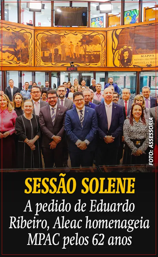 A pedido de Eduardo Ribeiro, Aleac homenageia MPAC pelos 62 anos de aniversário