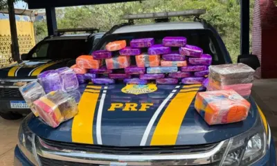 Droga é apreendida pela PRF ao sair do Acre rumo a Rondônia