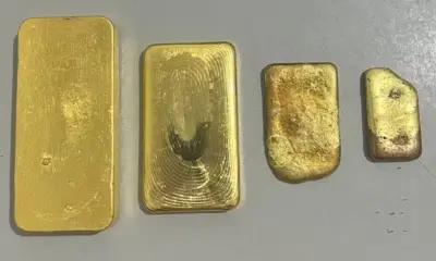 Homem é preso com barras de ouro de R$ 1 milhão na fronteira entre Guiana e Brasil