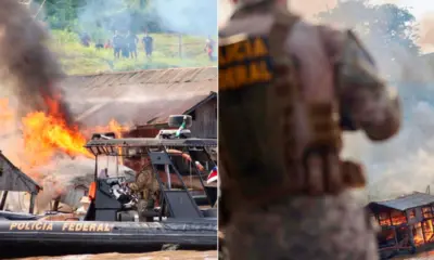 Garimpo no rio Madeira: PF destrói 138 embarcações em apenas cinco dias em Rondônia