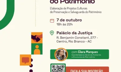 Rio Branco recebe encontro do projeto “Andanças do Patrimônio”, do Iphan