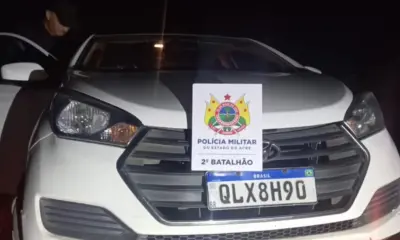 Polícia age rápido e recupera carro roubado durante assalto a motorista de aplicativo