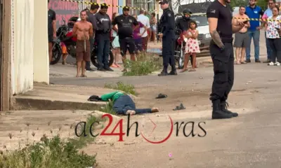 Criminoso morre e comparsa é preso após perseguição policial no Segundo Distrito