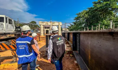 Tribunal de Contas do Acre faz visita técnica e fiscalização em viaduto de Rio Branco