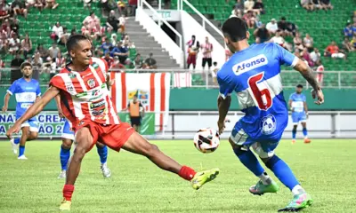 Santa Cruz iguala no finalzinho com o Atlético-AC e carimba vaga na elite