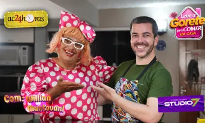 “Leve a Gorete pra Comer em Casa” se esbalda no pastel de cachaça e vinho com Willian Mantovani