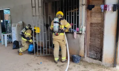 Vazamento de gás causa princípio de incêndio em Cruzeiro do Sul