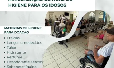 Alunos da Uninorte arrecadam itens de higiene para idosos do Lar Vicentino