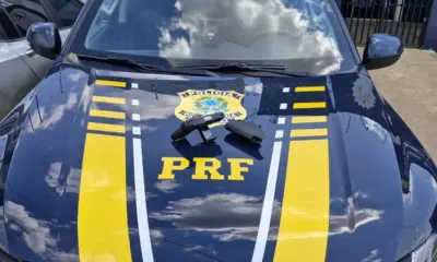 PRF prende homem com pistola de uso restrito e sem porte legal em Senador Guiomard