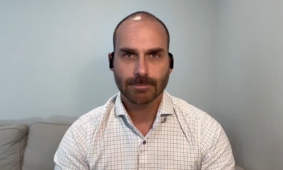 Eduardo Bolsonaro critica relator da anistia e cita possíveis sanções