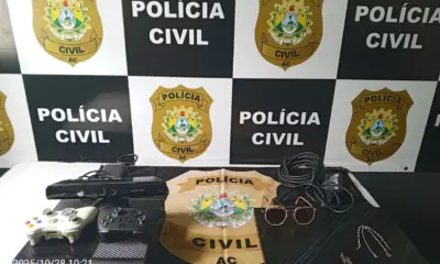 Polícia identifica autor e recupera objetos furtados em casa de Cruzeiro do Sul