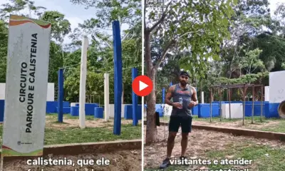 No AC, guia de turismo pede melhorias no parque onde Ramon Dino iniciou treinos