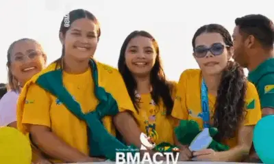 Campeãs no taekwondo dos Jogos Escolares são recebidas com carreata no Acre