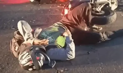Mulher é ferida por fiação derrubada por caminhão em Cruzeiro do Sul