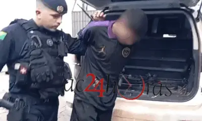 Vídeo: Comando Vermelho invade bairro Areal e menor acaba preso pela PM