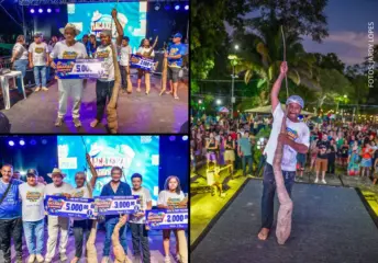 Ferreirinha é bicampeão de concurso com macaxeira de 11 quilos: “a terra é boa”