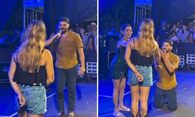 Show de Marília Tavares tem pedido de casamento na ExpoQuinari