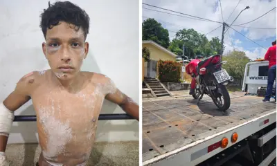Jovem sofre dois acidentes com moto roubada e acaba preso em Cruzeiro do Sul