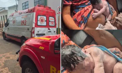 Mulher dá à luz dentro de viatura dos bombeiros no interior do Acre
