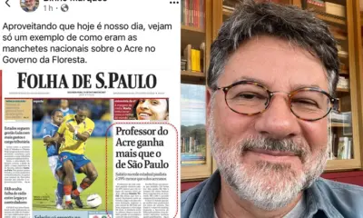 Binho relembra quando Acre era o estado que melhor pagava professores