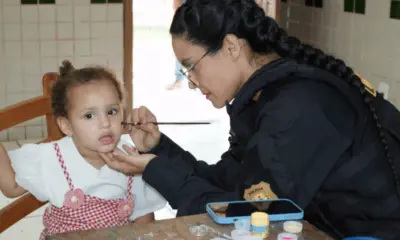 Polícia Civil leva atividades educativas e recreativas às crianças da Cidade do Povo