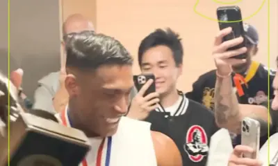 Ramon Dino é ovacionado após conquista histórica no Mr. Olympia; veja o vídeo