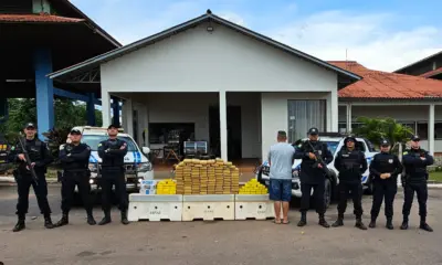 Homem é preso com 152 quilos de drogas na divisa do Acre com Rondônia