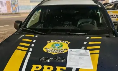 Homem acusado de homicídio é preso em  fiscalização na BR-364