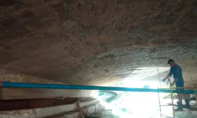 Rede de água é trocada por ferro fundido para evitar vandalismo no Canal da Maternidade