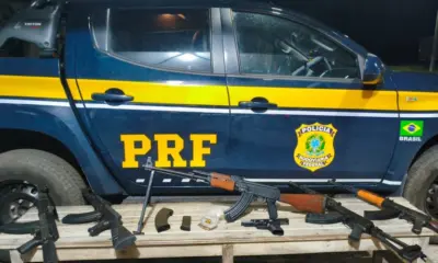 PRF apreende cinco fuzis russos em ônibus interestadual no Pará