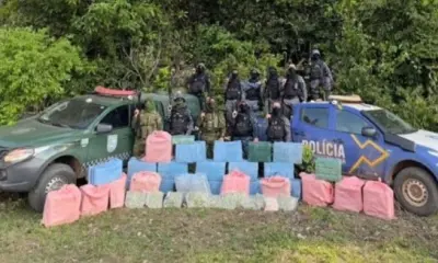 PM apreende 900 kg de cocaína na zona rural de Rolim de Moura