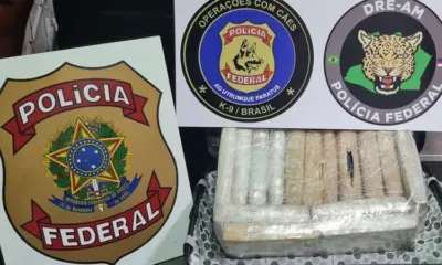 PF prende ‘mula’ com 15 kg de supermaconha no aeroporto de Manaus